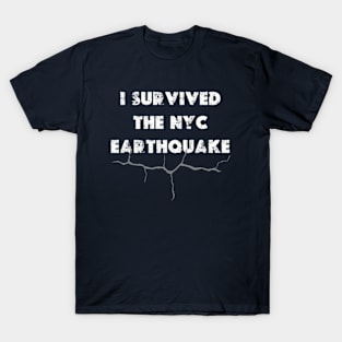 I survived the nyc earthquake 2024 T-Shirt